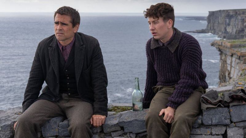 Colin Farrell y Keoghan en Los espíritus de la isla