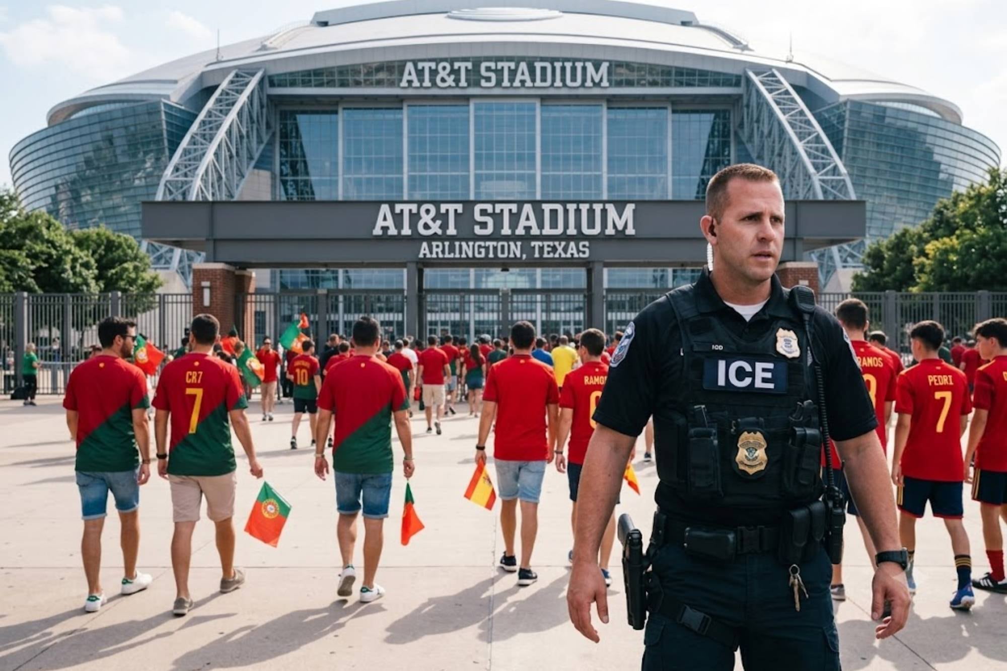 Noticias de Texas, hoy: confirman operativos oficiales con el ICE por el partido de Portugal vs. España en Dallas