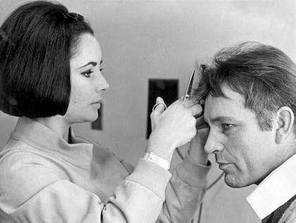 Richard Burton y Elizabeth Taylor