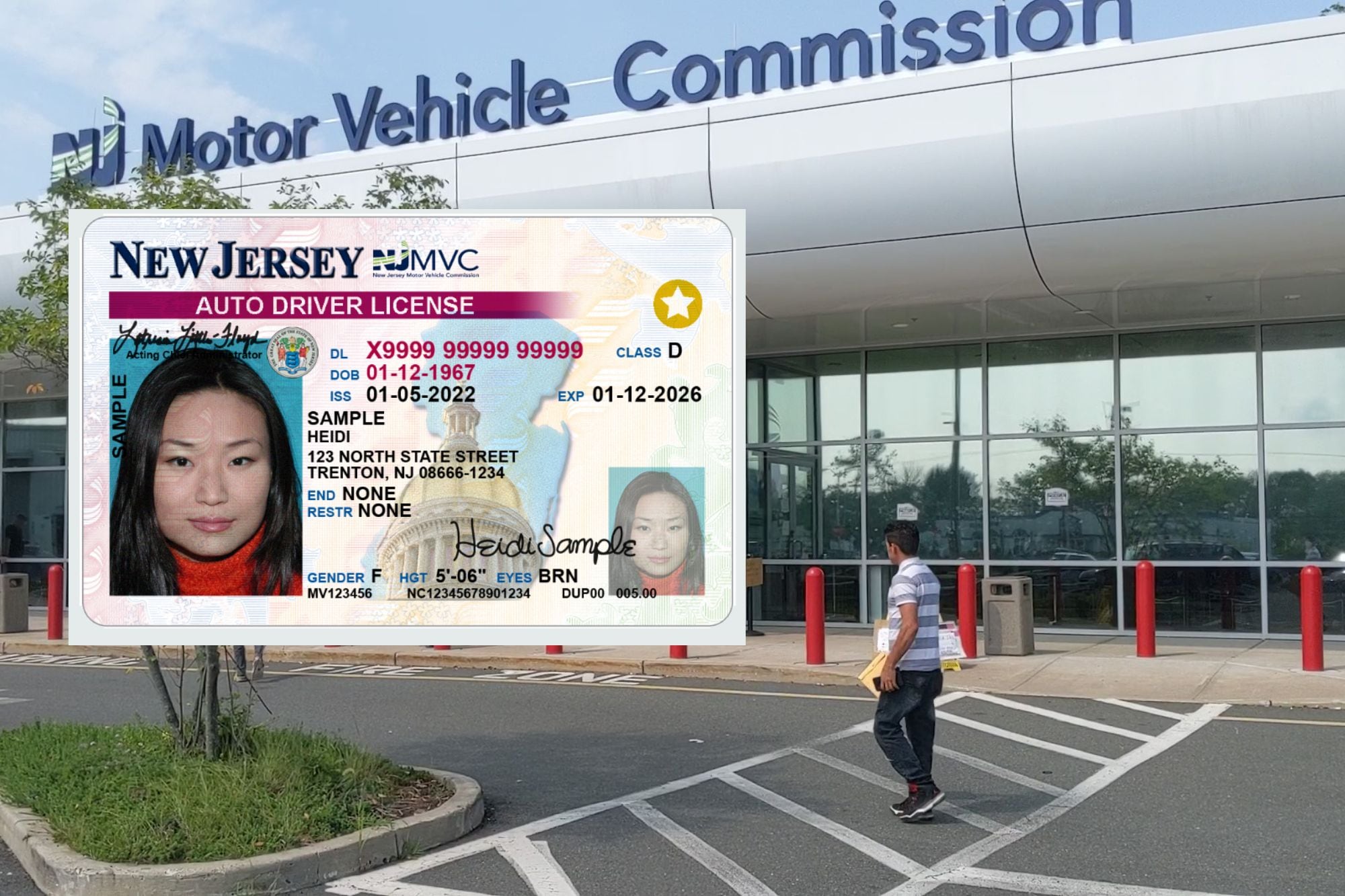 Las leyes de Nueva Jersey permiten tramitar la licencia de conducir incluso si no se es elegible para el Seguro Social (Facebook/New Jersey Motor Vehicle Commission)