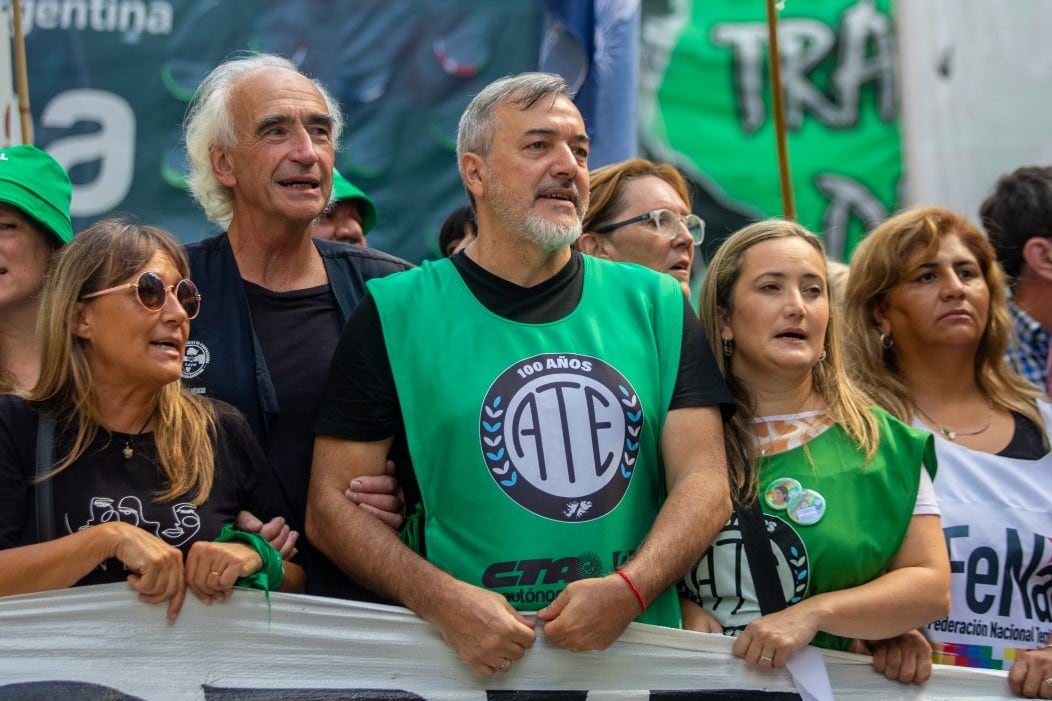 Aguiar en la marcha