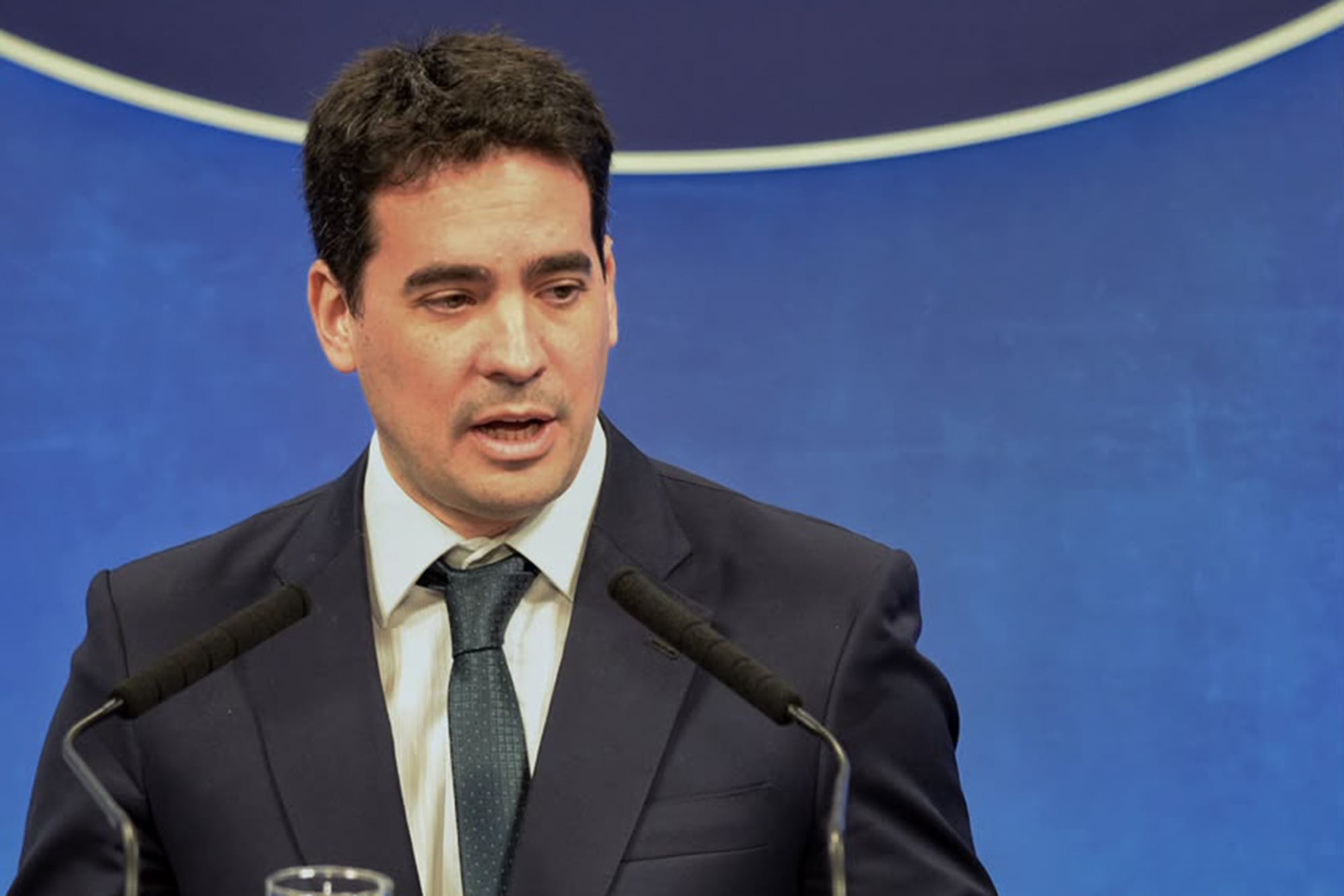 Conferencia de prensa del vocero presidencial Adrián Ravier