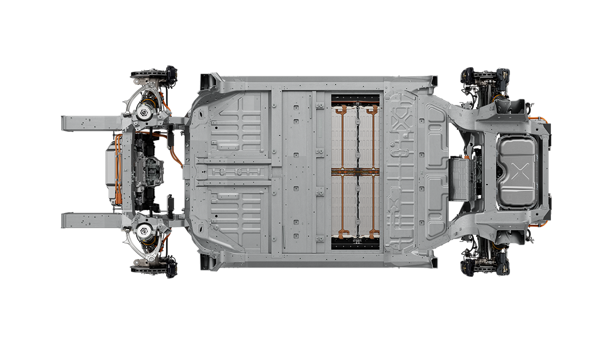 La arquitectura eléctrica facilita un centro de gravedad más bajo