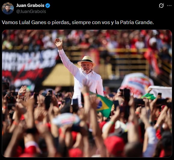 El mensaje de Juan Grabois en sus redes sociales