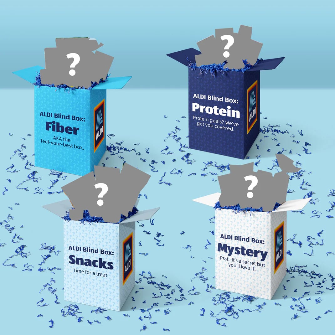 Las cuatro opciones de cajas misteriosas que lanzó Aldi en EE.UU.