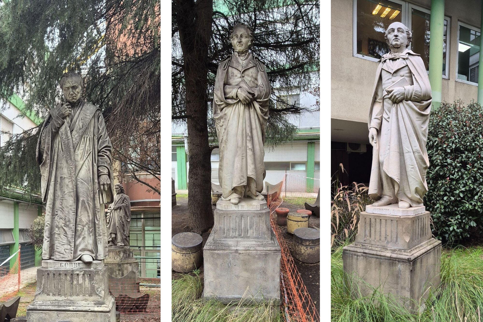 En los diversos jardines del Hospital de Almagro encontramos estatuas de galenos y eruditos de la Medicina y la ciencia.