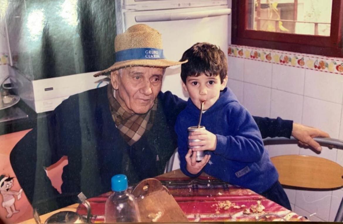 Contó la conmovedora historia del último mate junto a su abuelo y emocionó a todos: “Guía mi vida”
