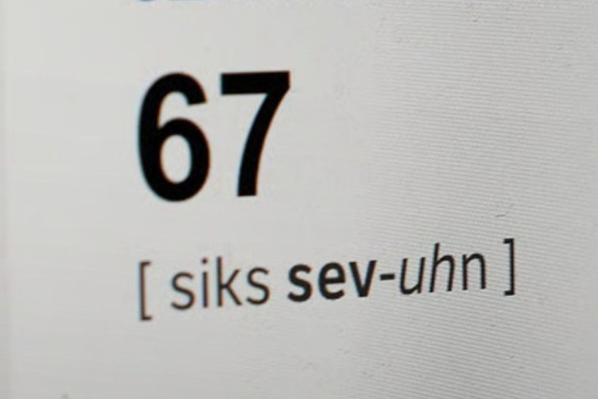 Cuál es el significado de “6-7″, la palabra viral de 2025 elegida por Dictionary