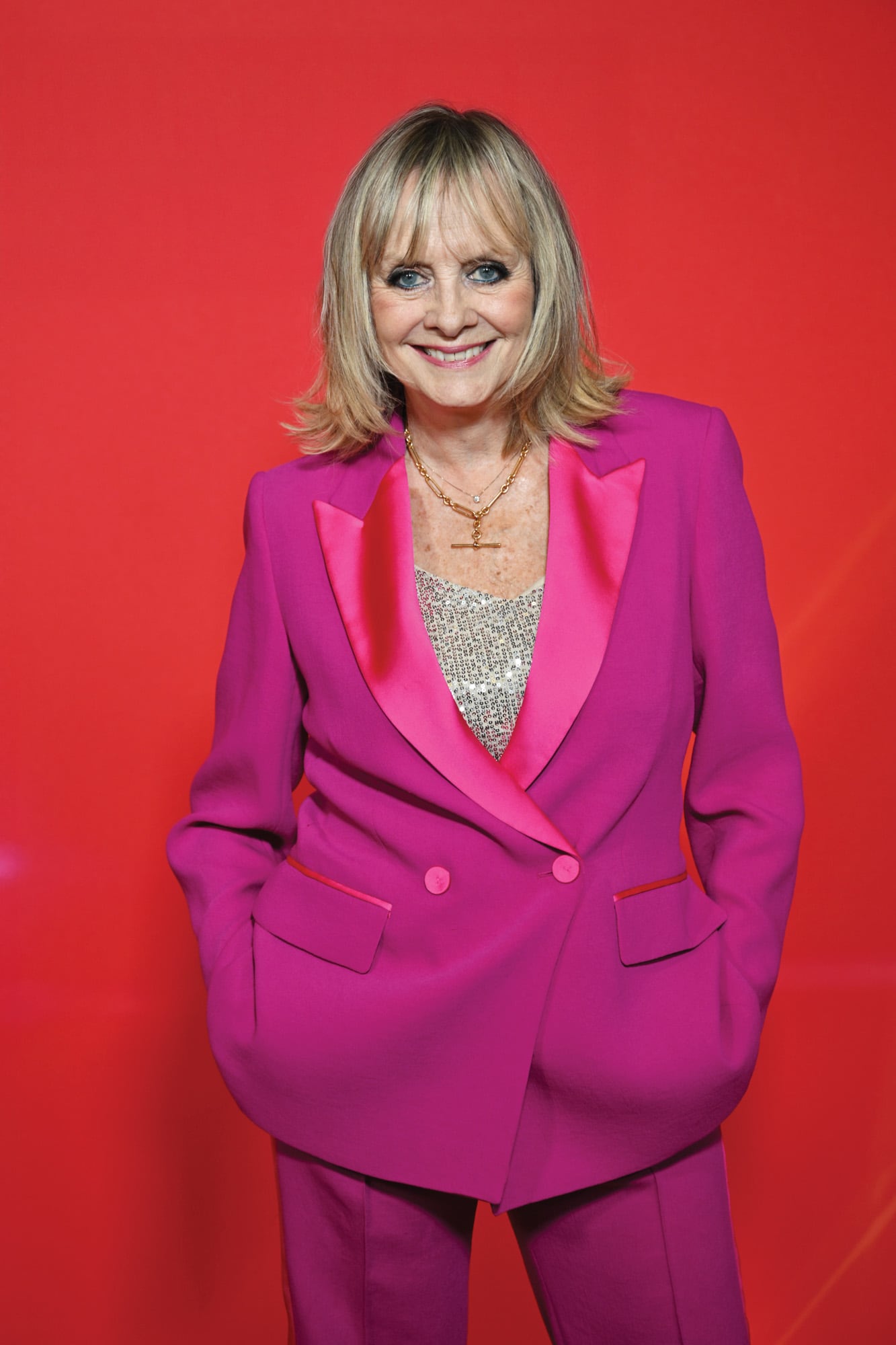 En Londres, en 2024, para el estreno de la película Twiggy –un documental sobre su vida– en el marco del London Film Festival