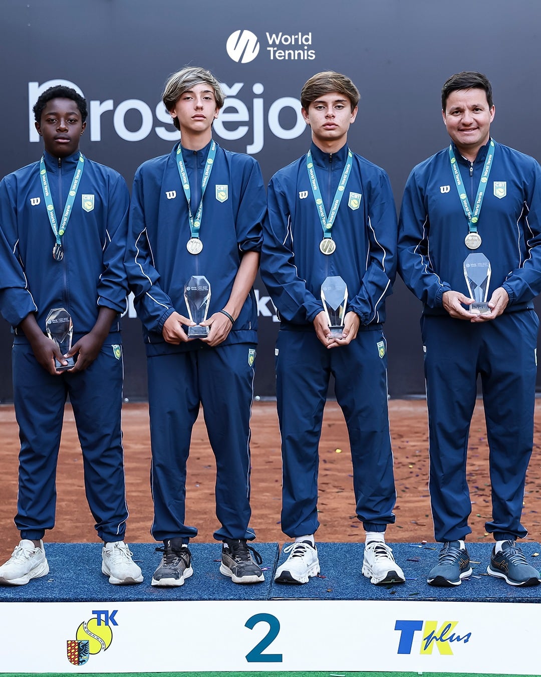 El equipo brasileño Sub 14 que llegó a la final del Mundial de la categoría en Prostějov y cayó con Suiza
