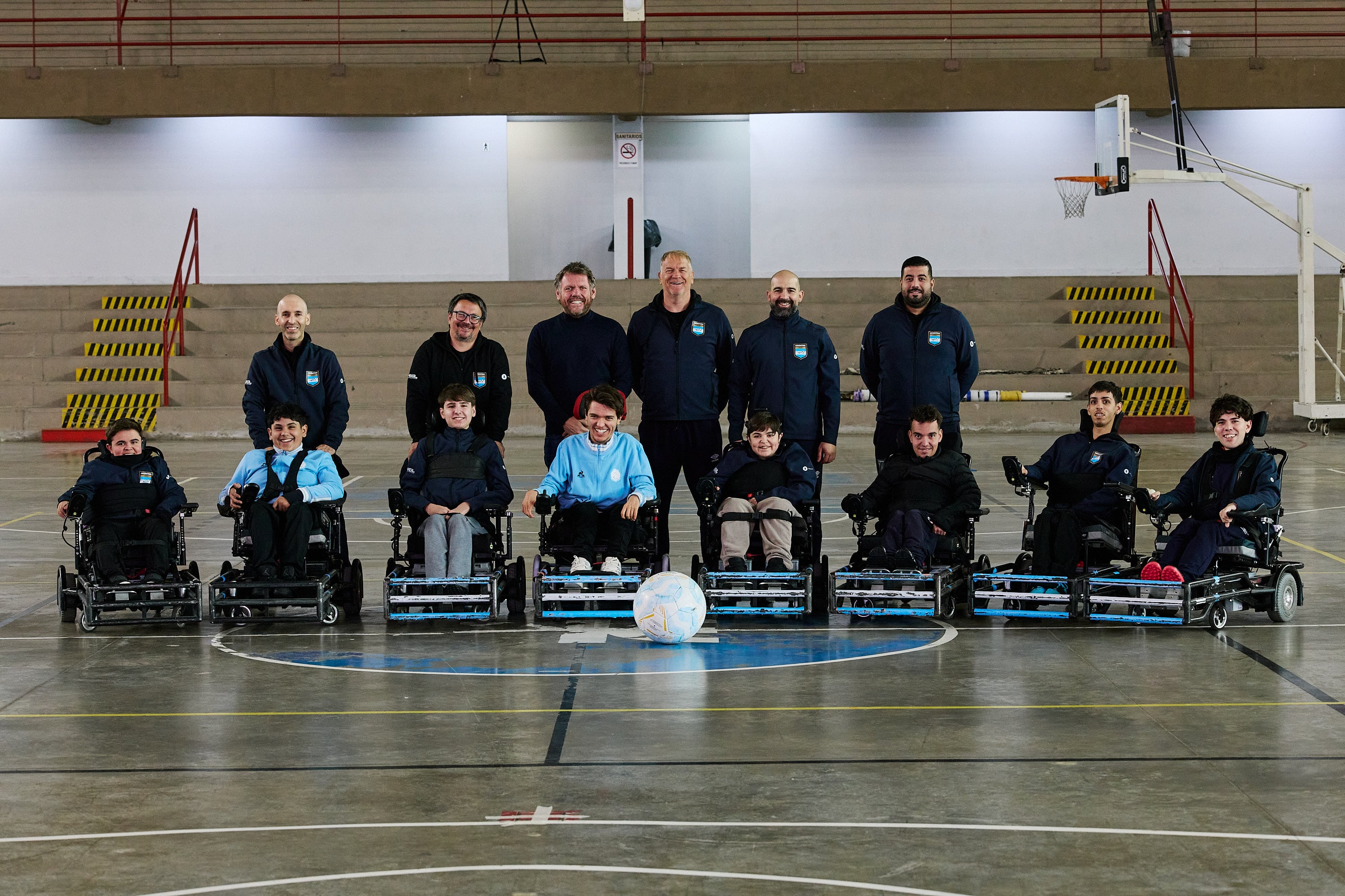 El equipo de Powerchar Argentina, cuyo capitán es Valentino Zegarelli