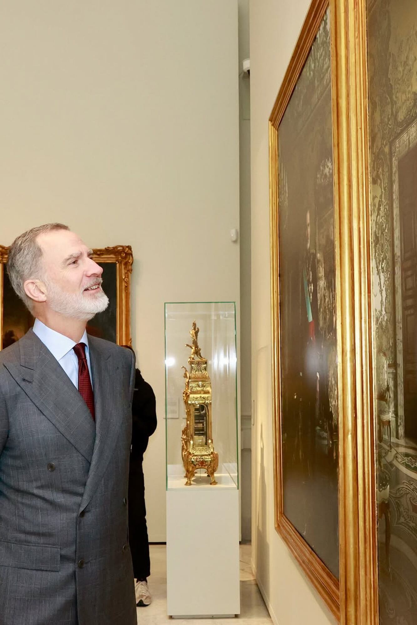 Las imágenes se exhibirán hasta el 31 de mayo en el Banco de España. Una vez que finalice la muestra, los cuadros serán colgados en la Sala del Consejo de Gobierno del Banco de España, como se hace desde hace siglos con todos los monarcas.