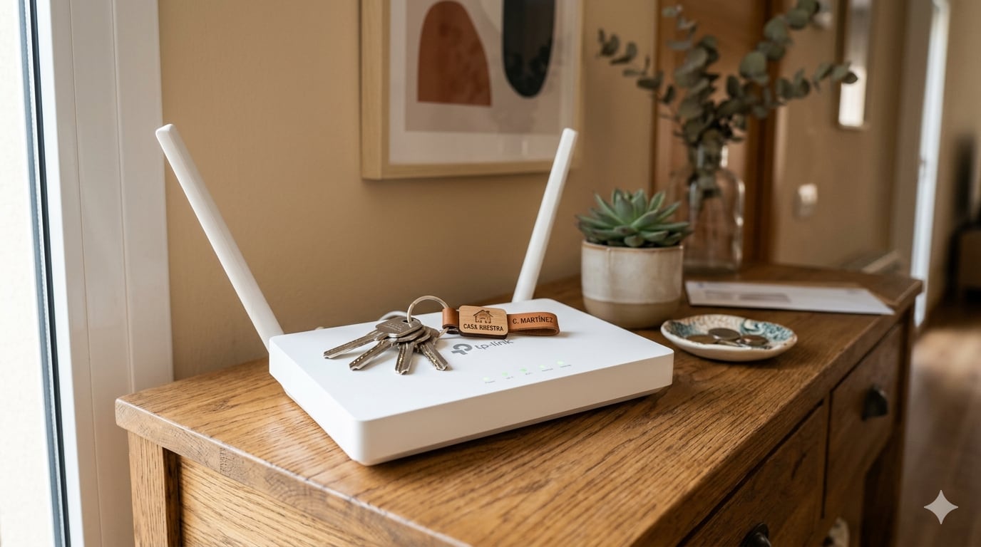 Por qué hay que poner las llaves arriba del router del Wi-Fi
