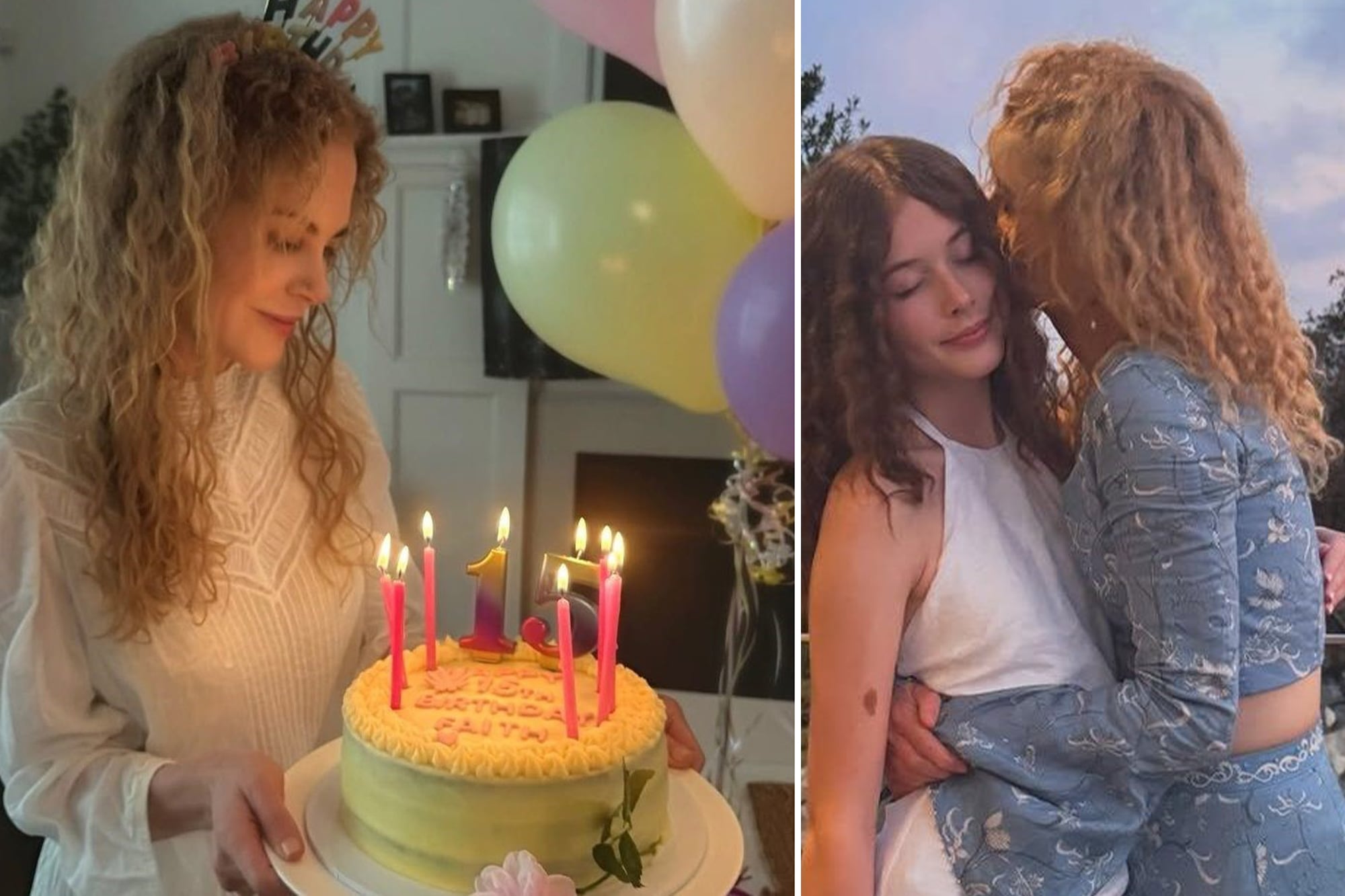 La emoción de Nicole Kidman por el cumpleaños de 15 de su hija: deco en rosa y un look retro que dio que hablar