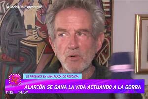 El mal momento de Pablo Alarcón, trabaja a la gorra en la calle: “Necesito ganar guita para vivir”