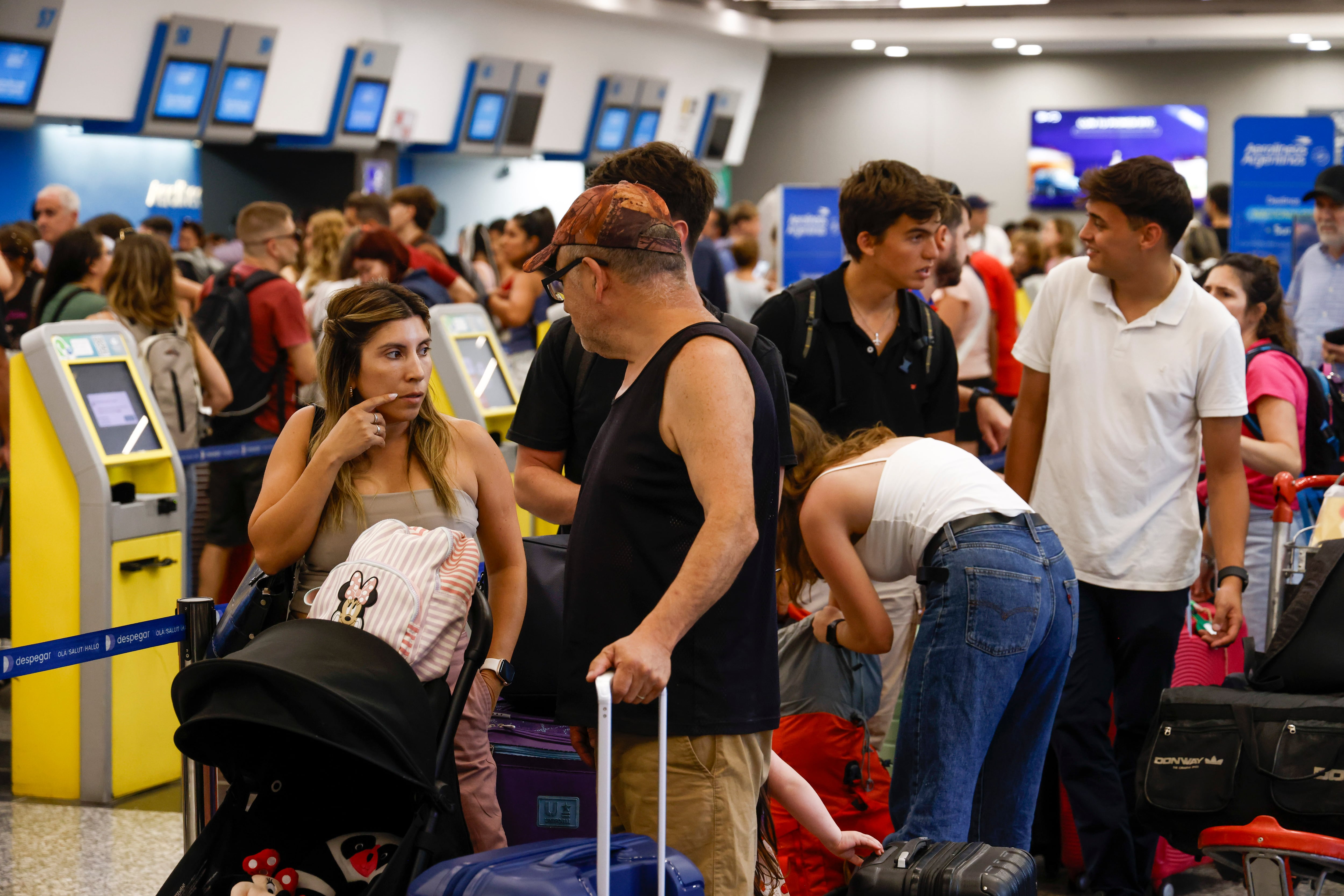 La mayor parte de las demoras son de Aerolíneas Argentinas