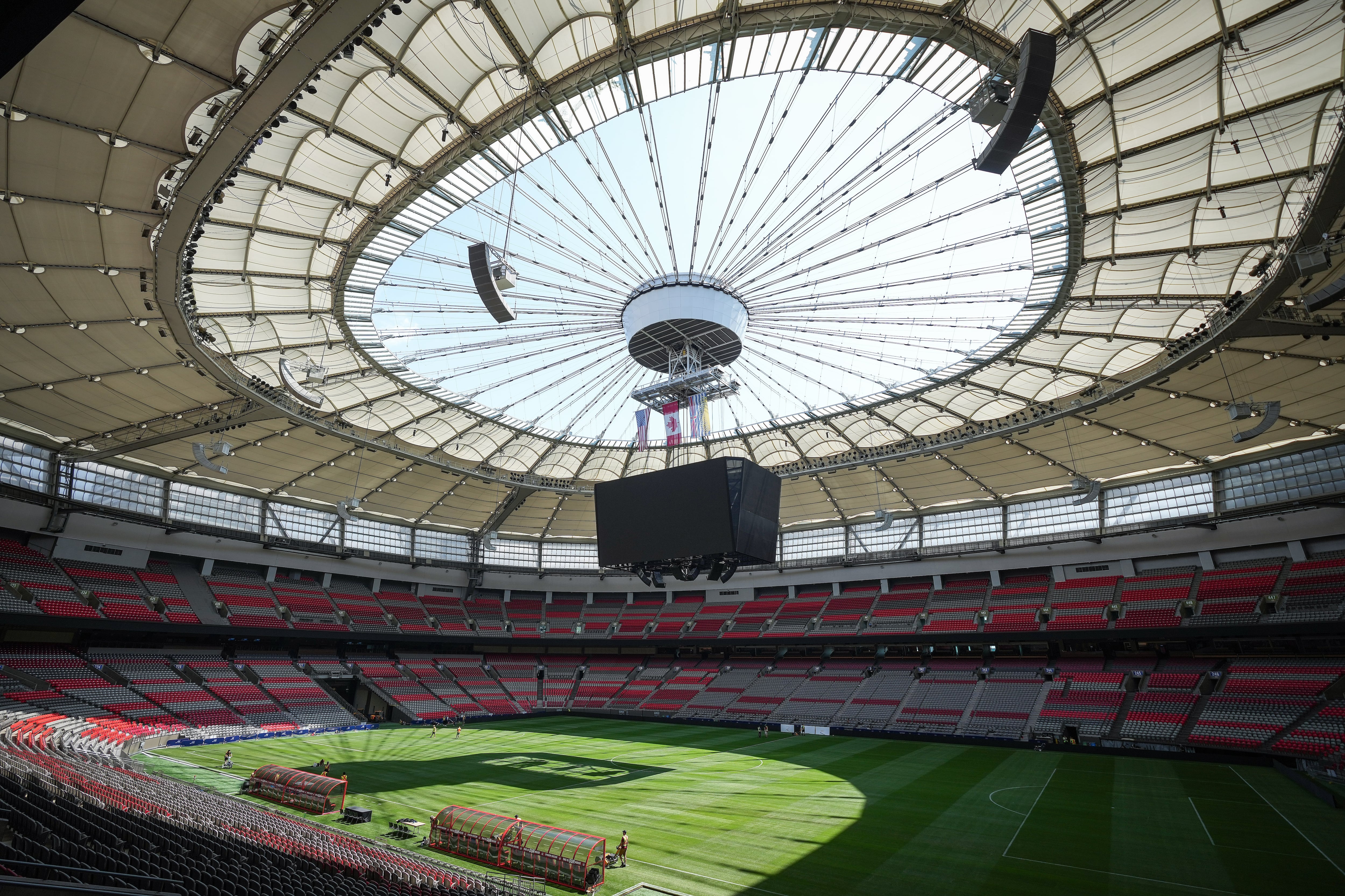 El estadio BC Place de Vancouver