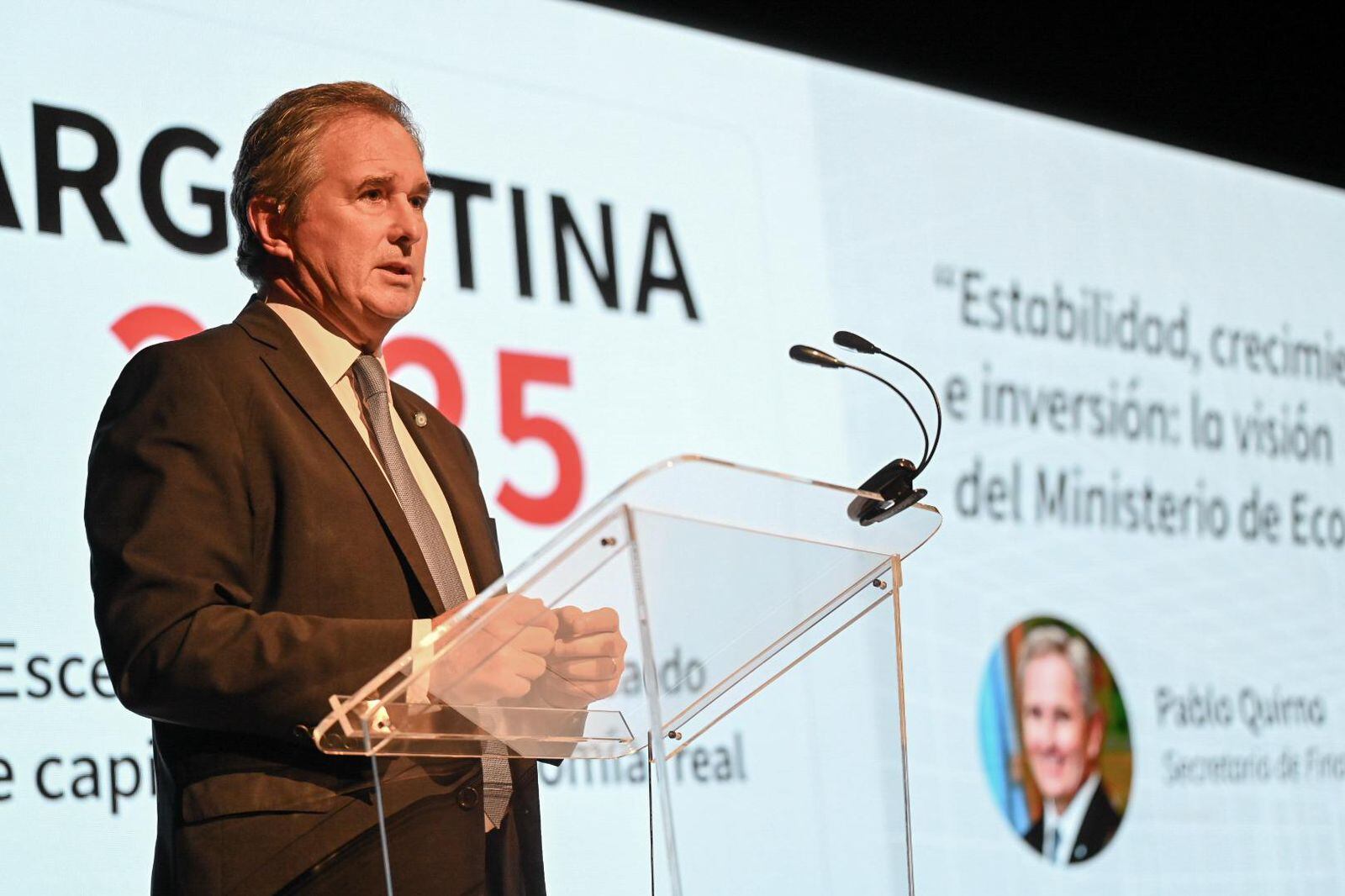 Pablo Quirno, secretario de Finanzas