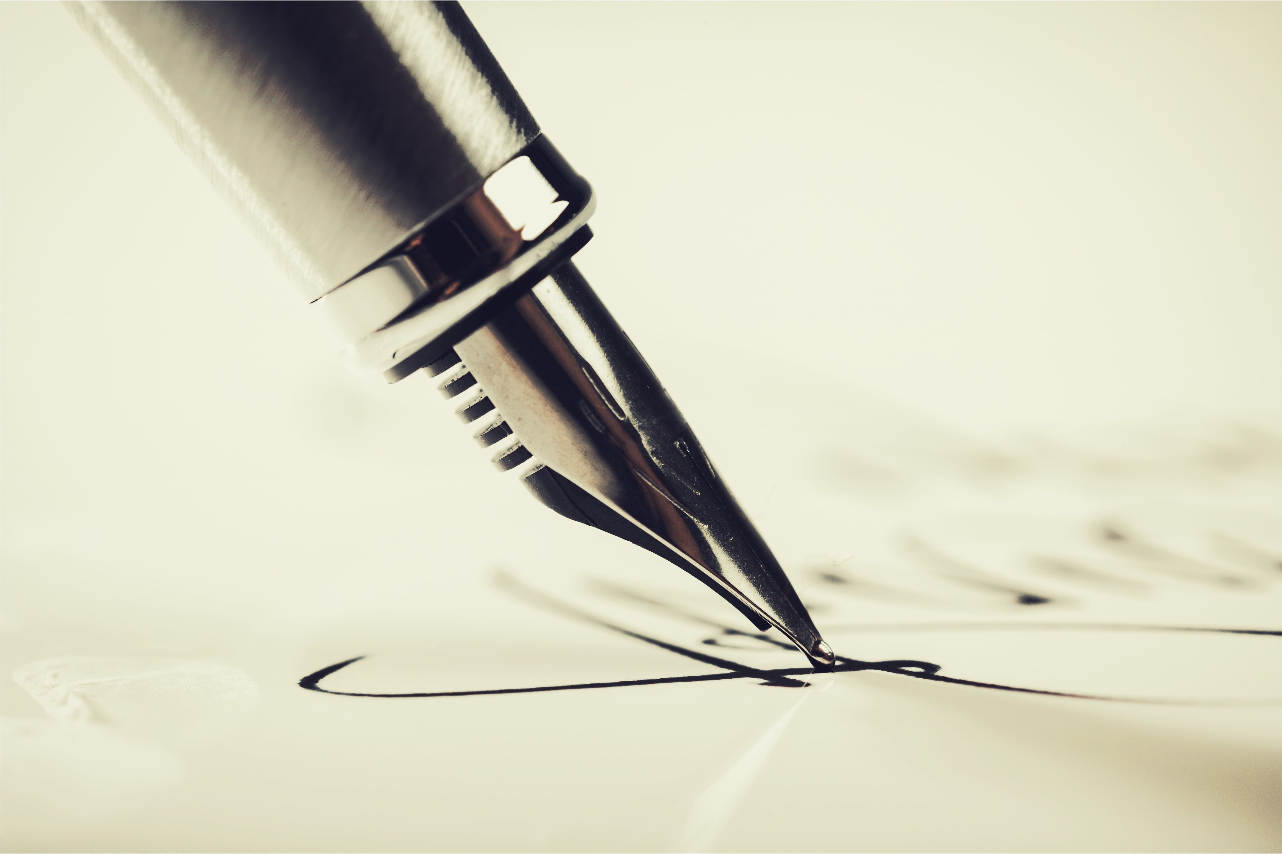 La lapicera se quedó sin tinta