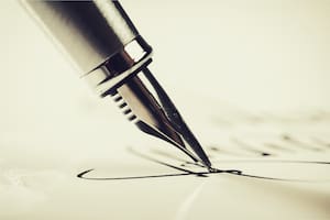 La lapicera se quedó sin tinta
