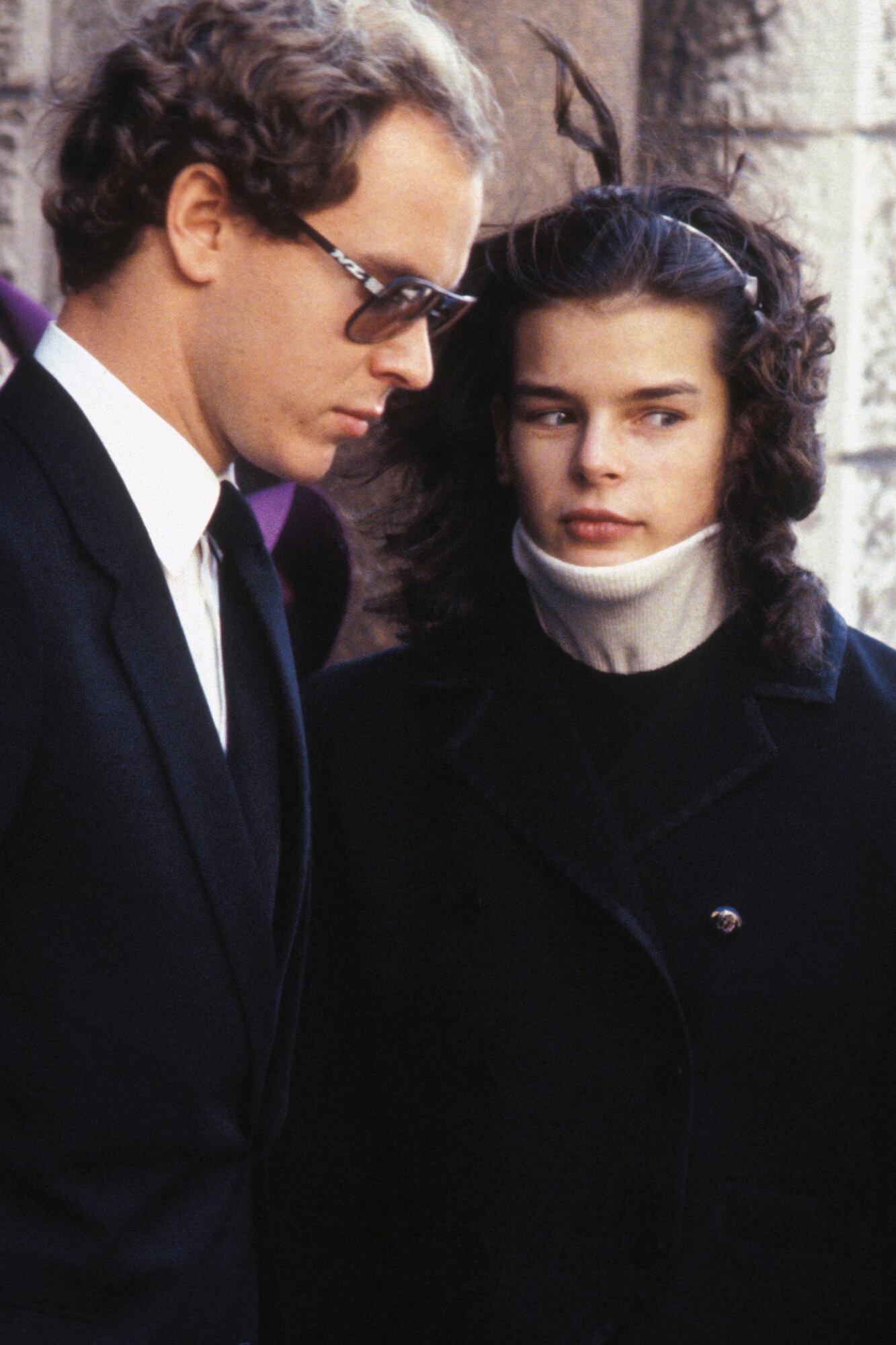 Estefanía junto a su hermano Alberto.