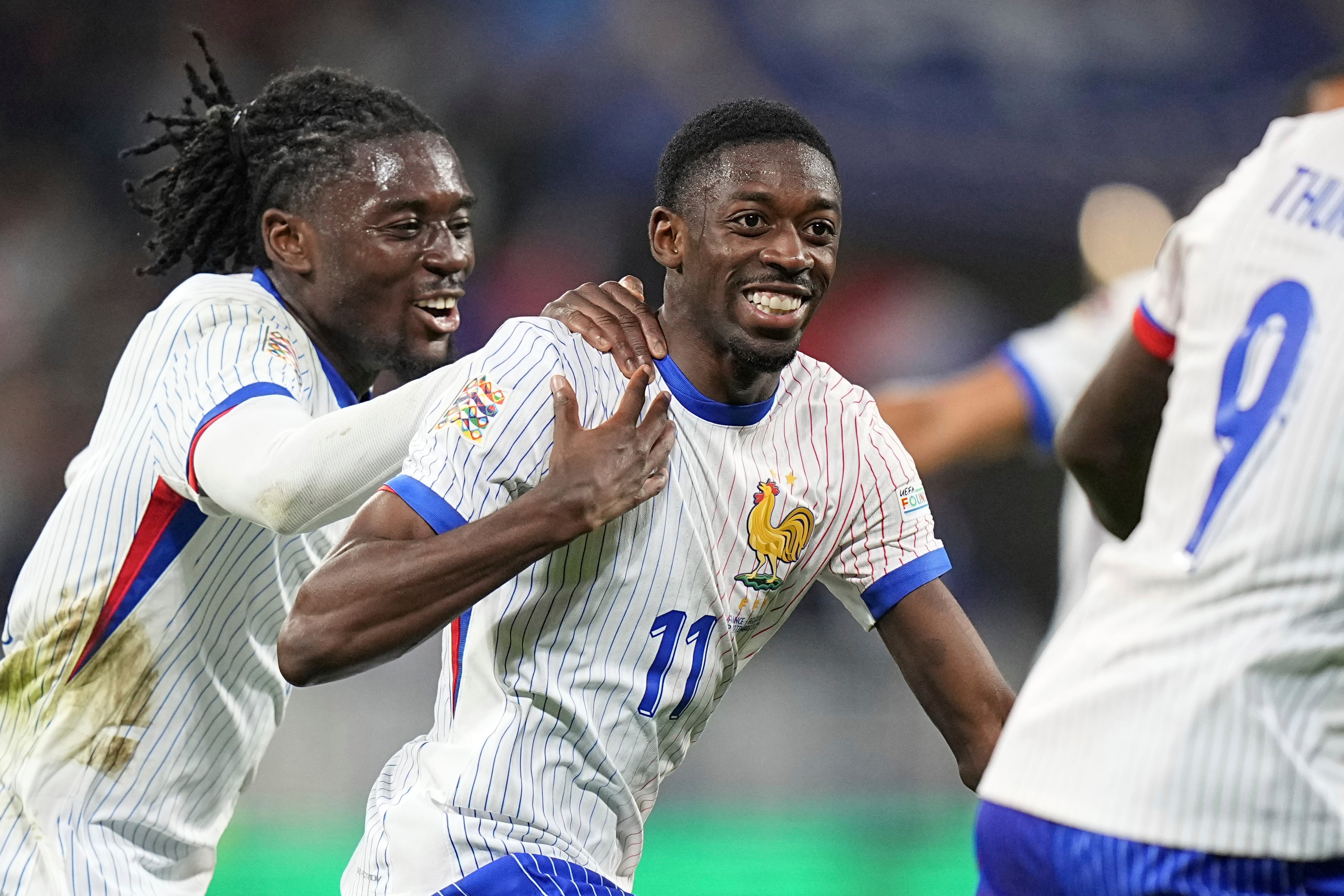 La selección de Francia tiene una delantera temible, como Ousmane Dembélé como principal ladero de Kylian Mbappé