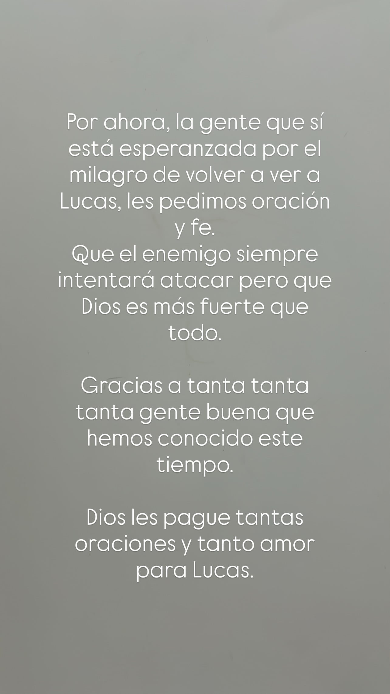 El mensaje de fe