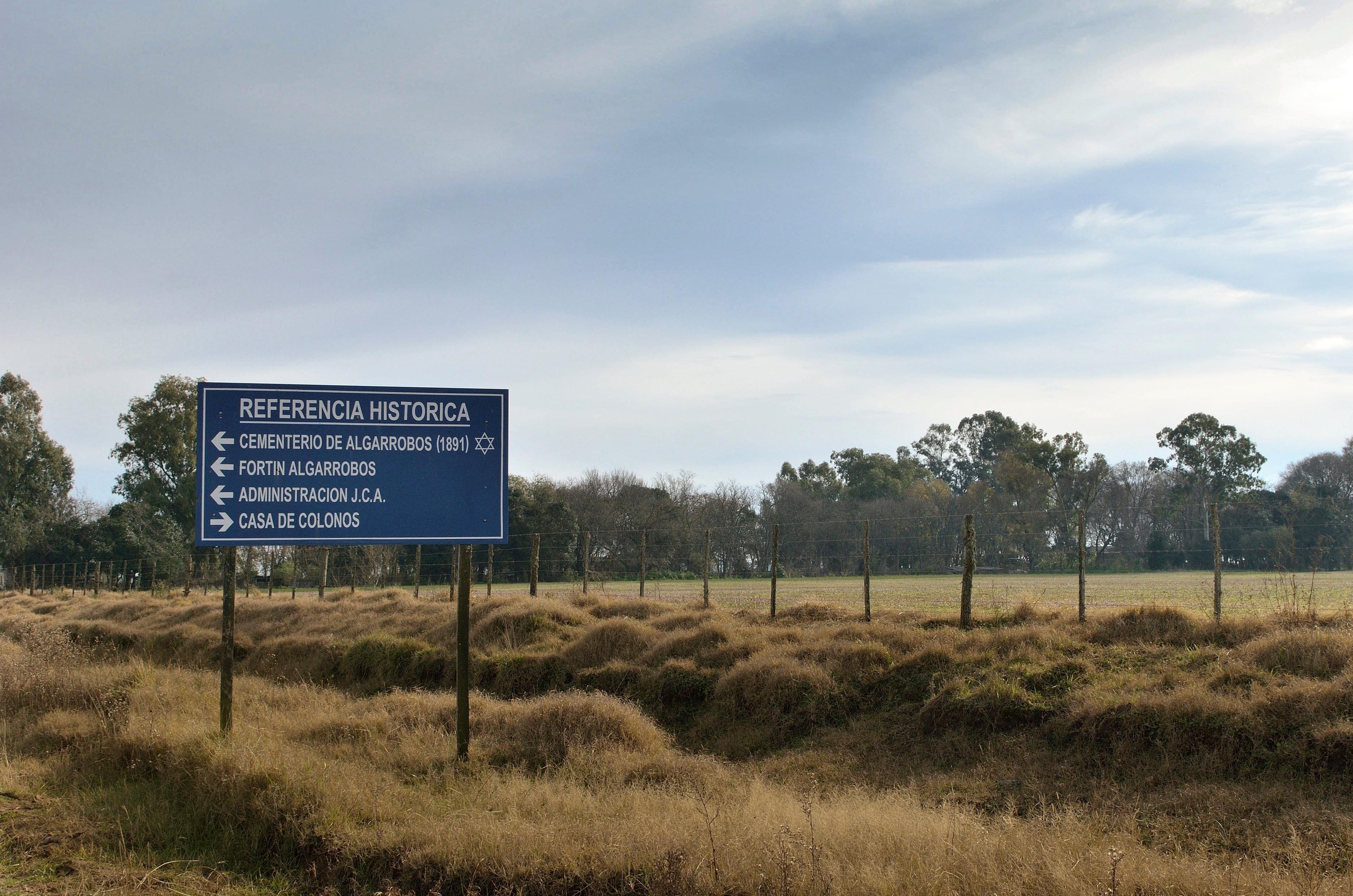 Uno de los pueblos pioneros en la historia de la colonización judía en la Argentina 9 Los principales hitos culturales de la colonia señalizados en un cartel