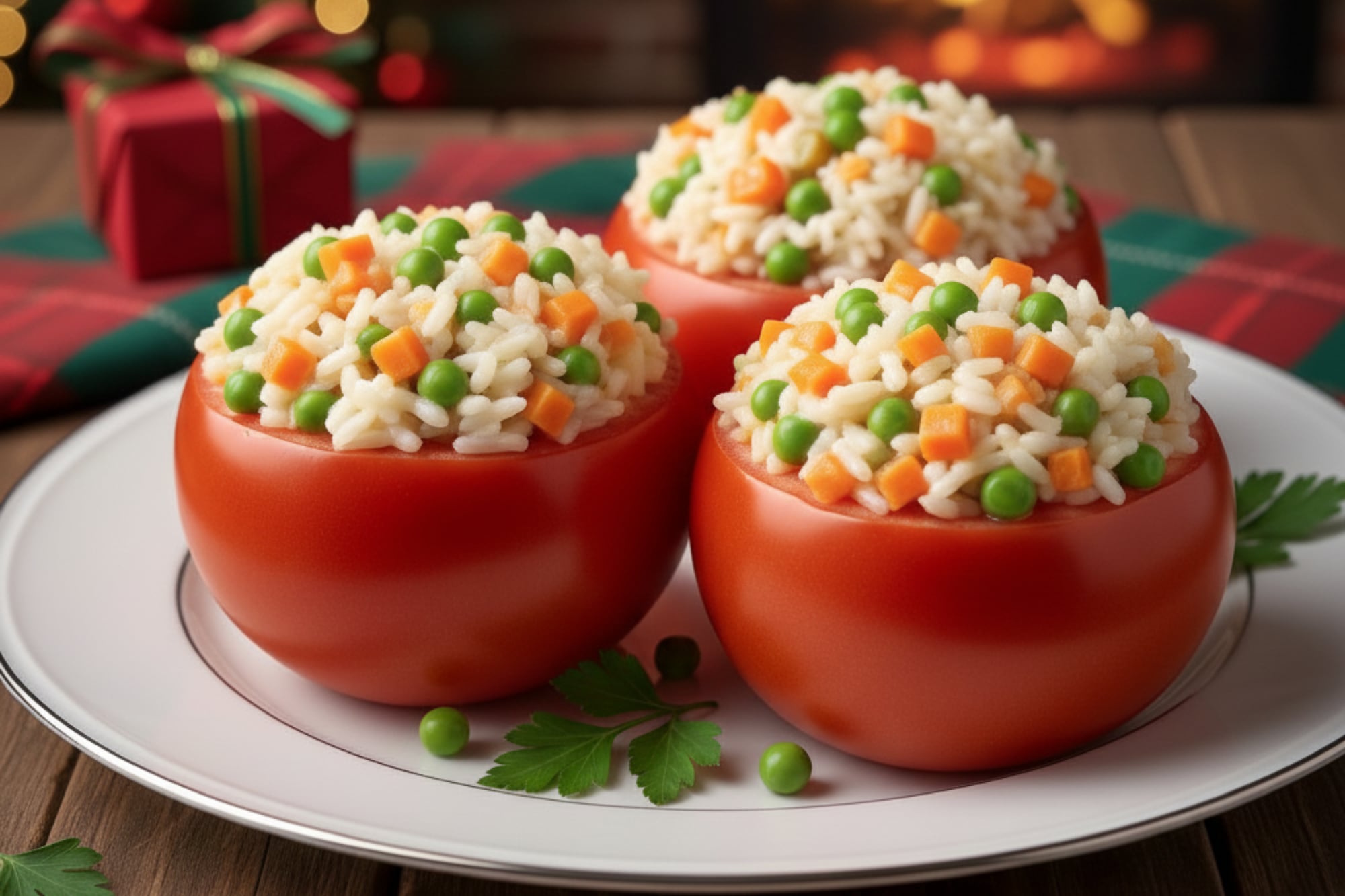 Para inexpertos: cómo hacer tomates rellenos clásicos de Navidad