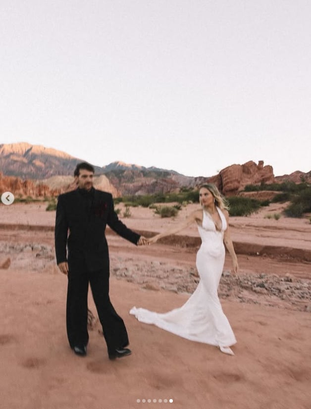 Los novios del casamiento de la polémica en Cafayate