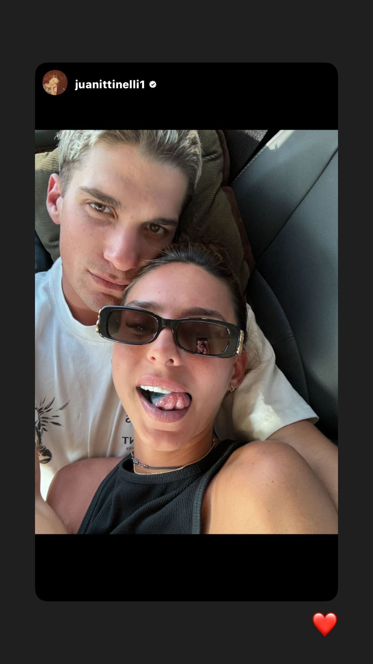 La foto con la que Juanita Tinelli y Camilo