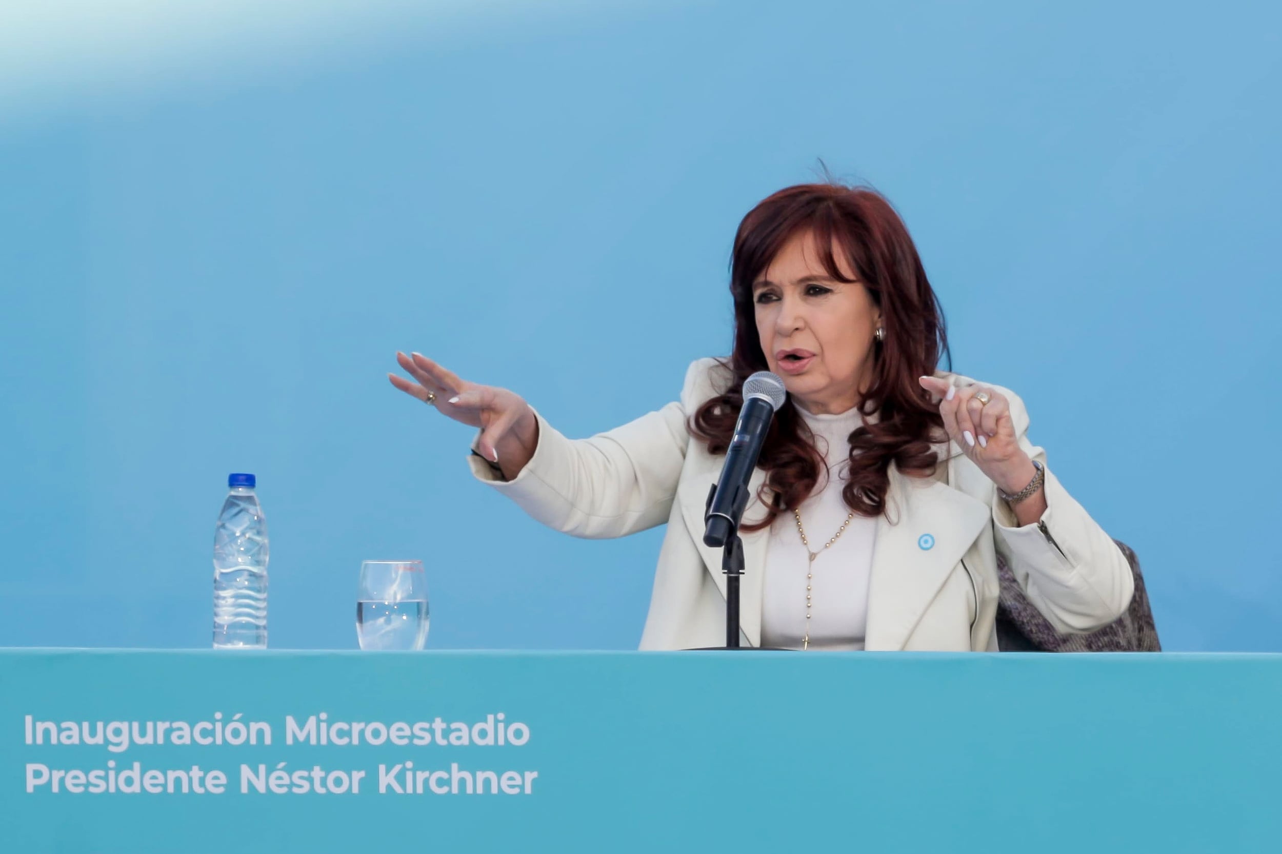 Cristina Fernández de Kirchner en Quilmes.
