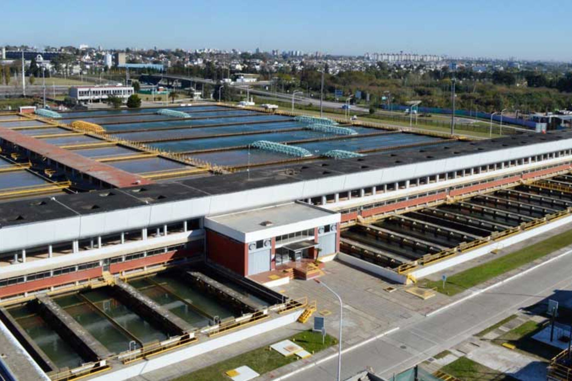 La planta de Aysa en Bernal