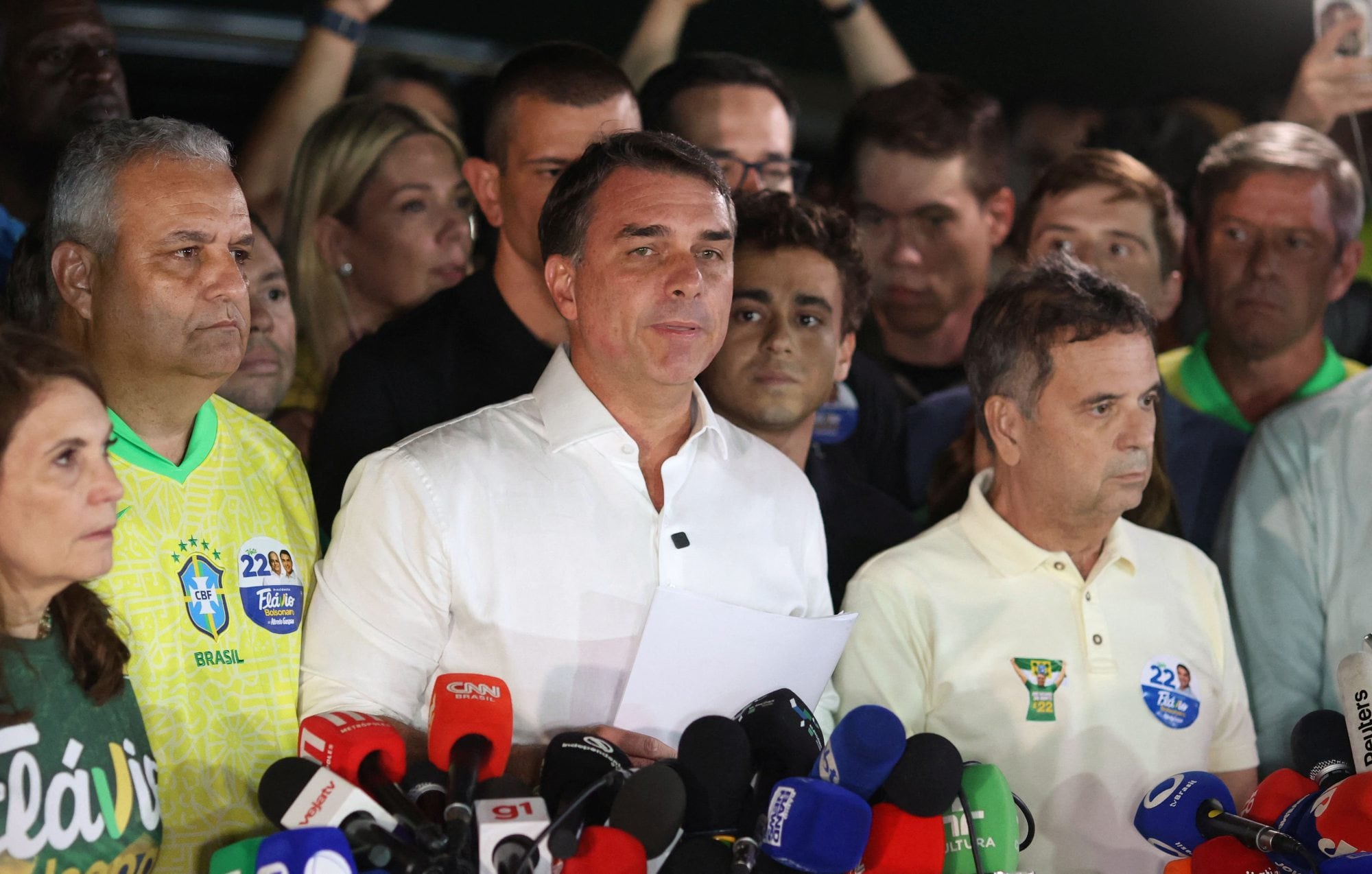 Flavio Bolsonaro pidió anular las elecciones