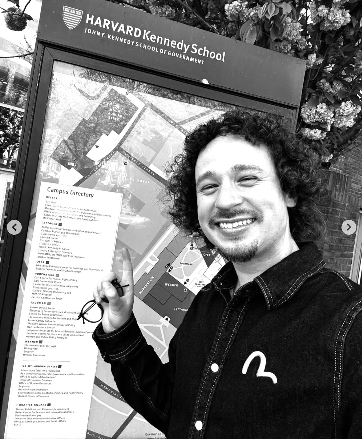 El influencer dio un recorrido por segunda ocasión a una de las universidades más importantes de Estados Unidos. Foto: Instagram