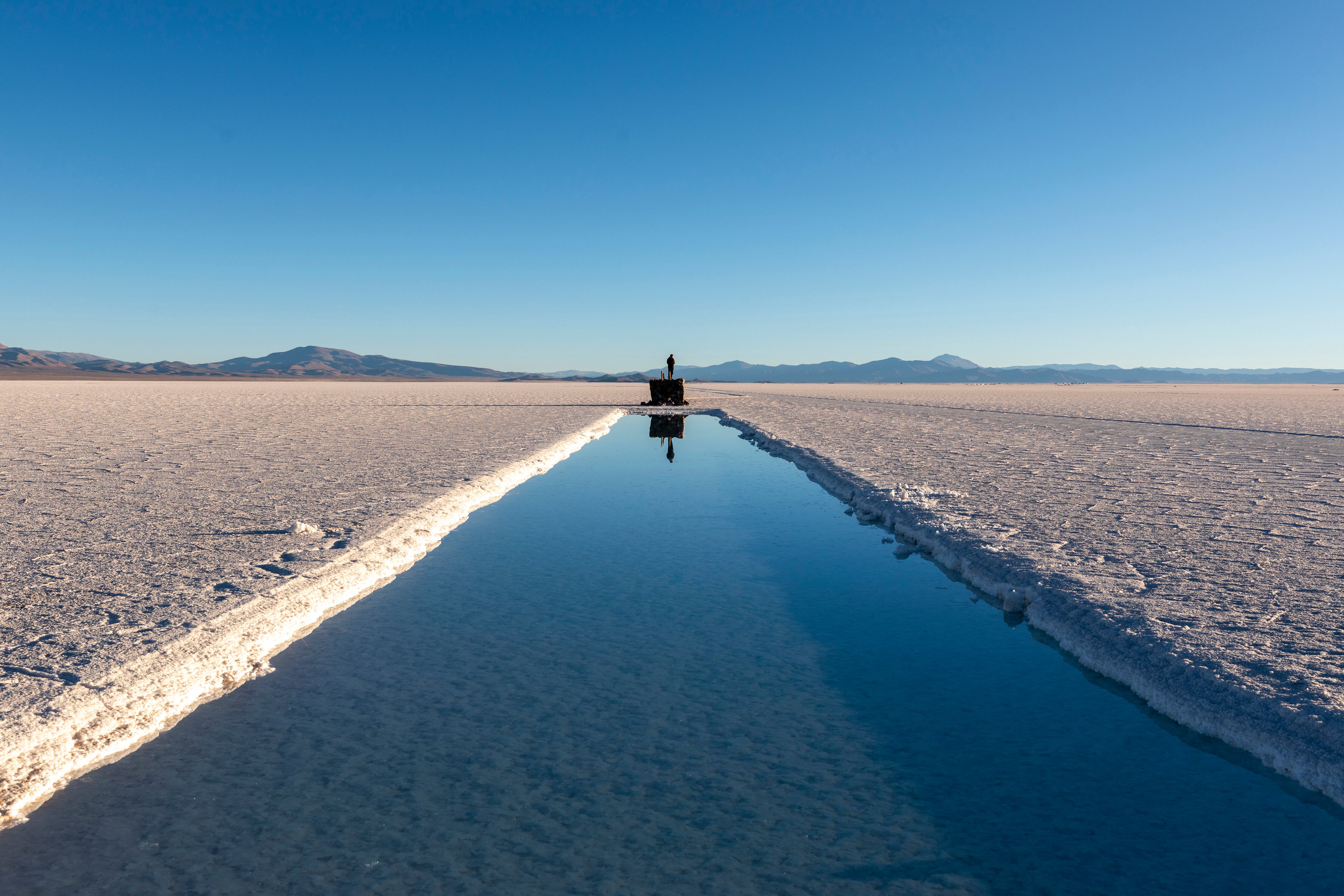 Vista de las Salinas Grandes