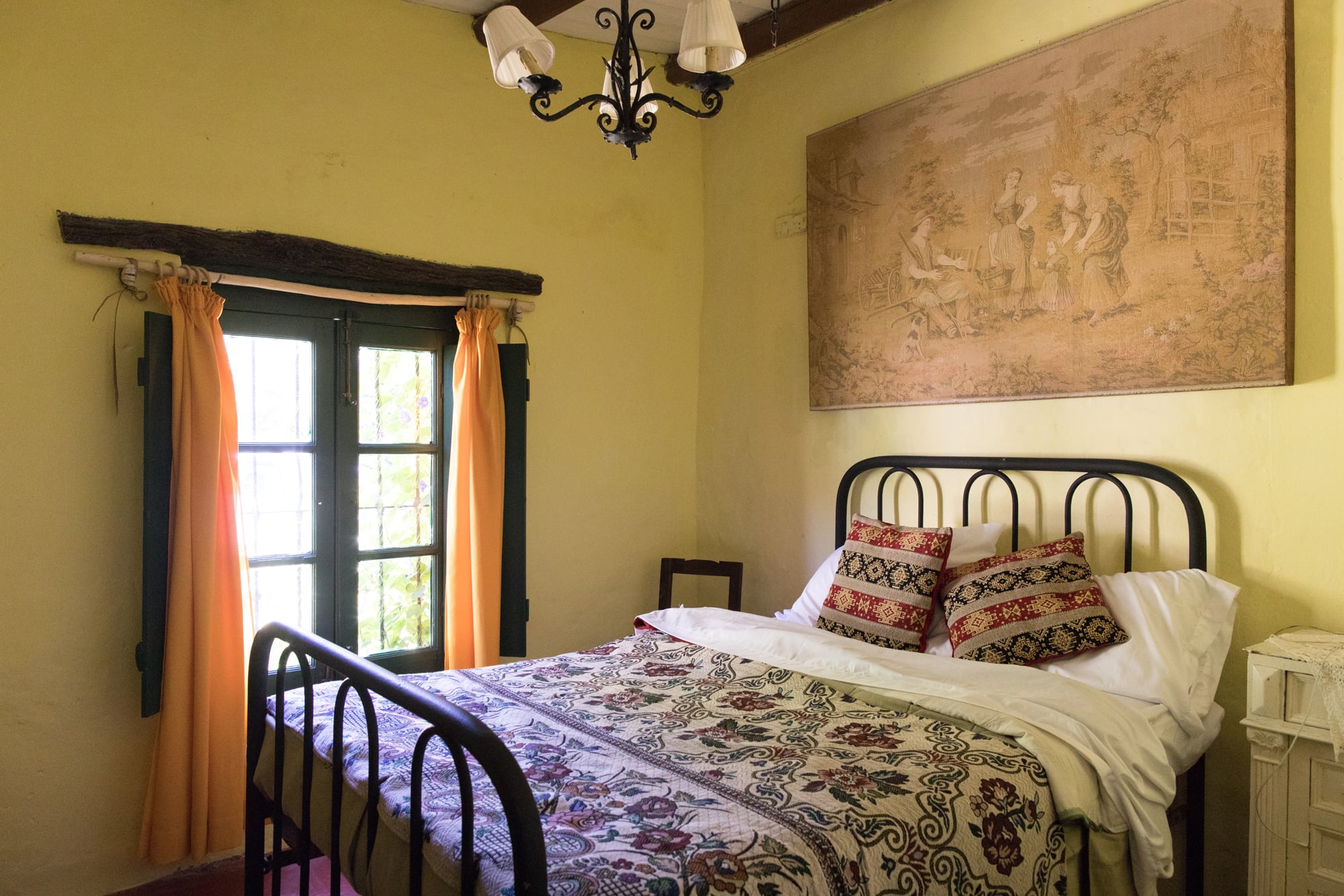 Una habitación de la posada rural Santa Catalina