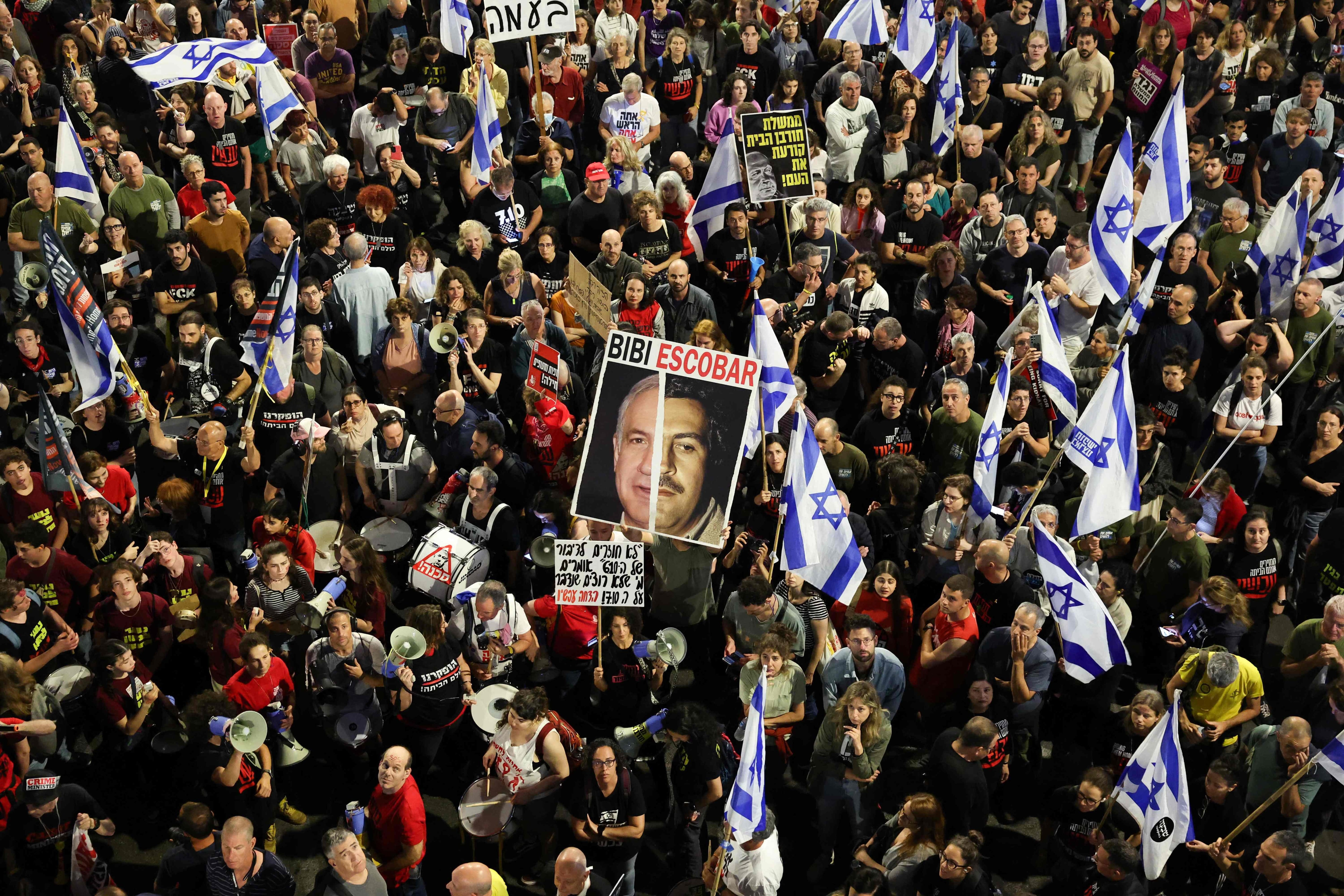 Una protesta en Tel Aviv por el regreso de los rehenes (Archivo)  