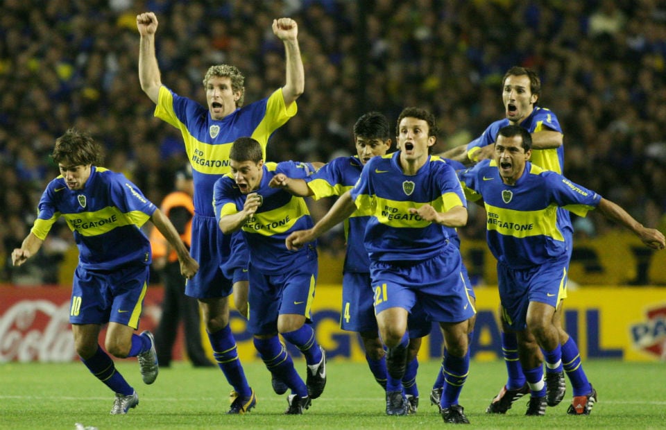 Boca fue bicampeón de la Copa Sudamericana en 2004 y 2005