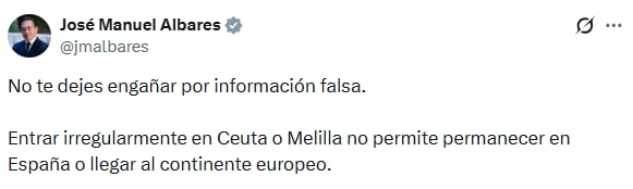 El mensaje del ministro de Relaciones Exteriores de España respecto de la campaña