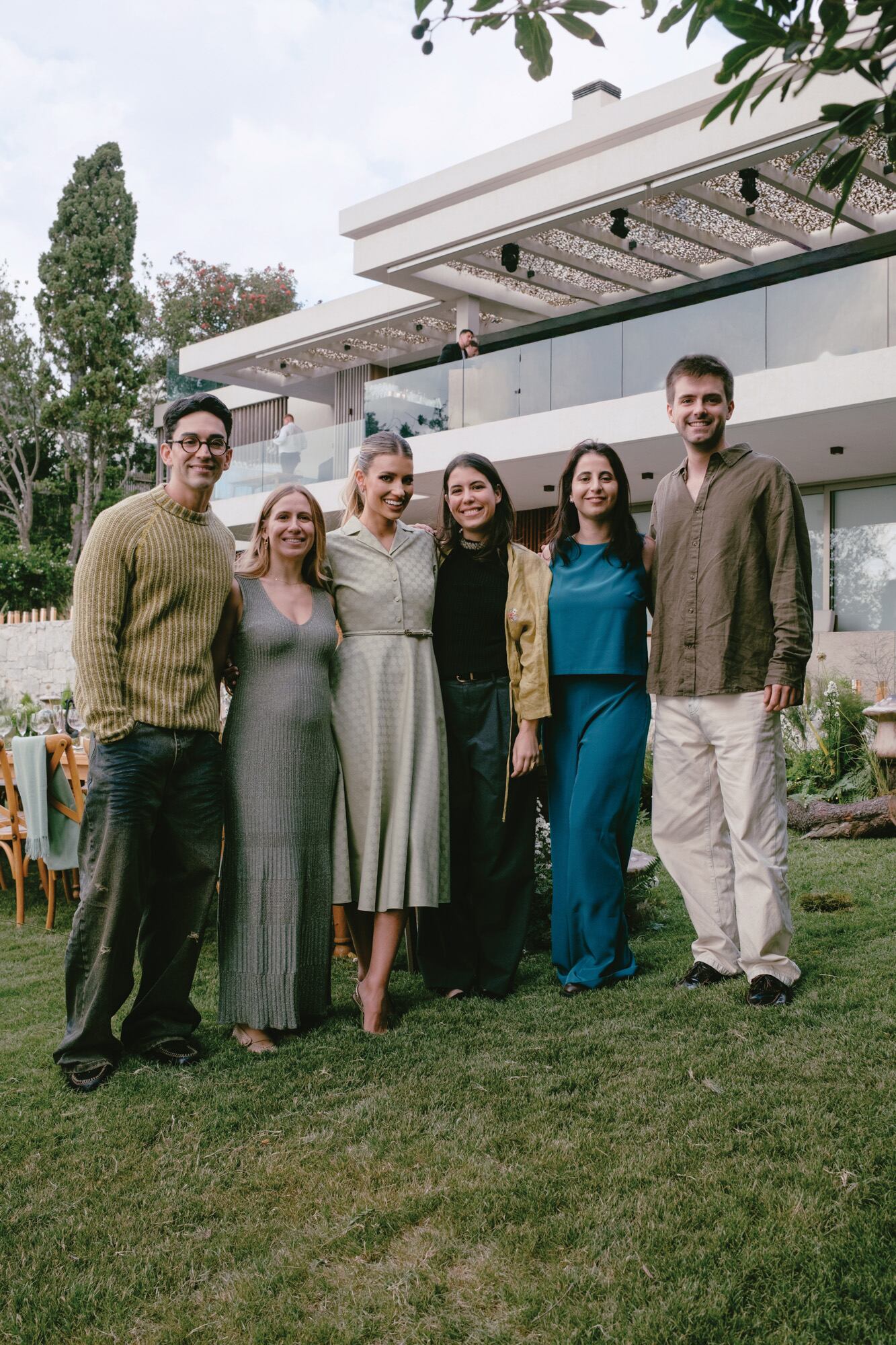 Con Santiago Mazzei, Clara Berisso, Natalia Navas, Bianca Sasson y Manuel Franck