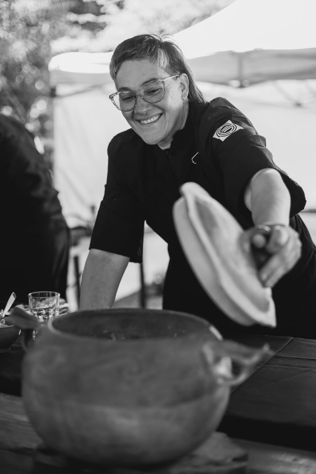 María Eugenia Krause, cocinera y socia de Asian Ghetto Cantina, en Mar del Plata