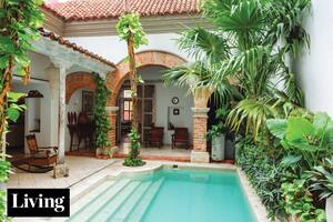 Cómo se ve por dentro una casa dentro del centro amurallado de Cartagena