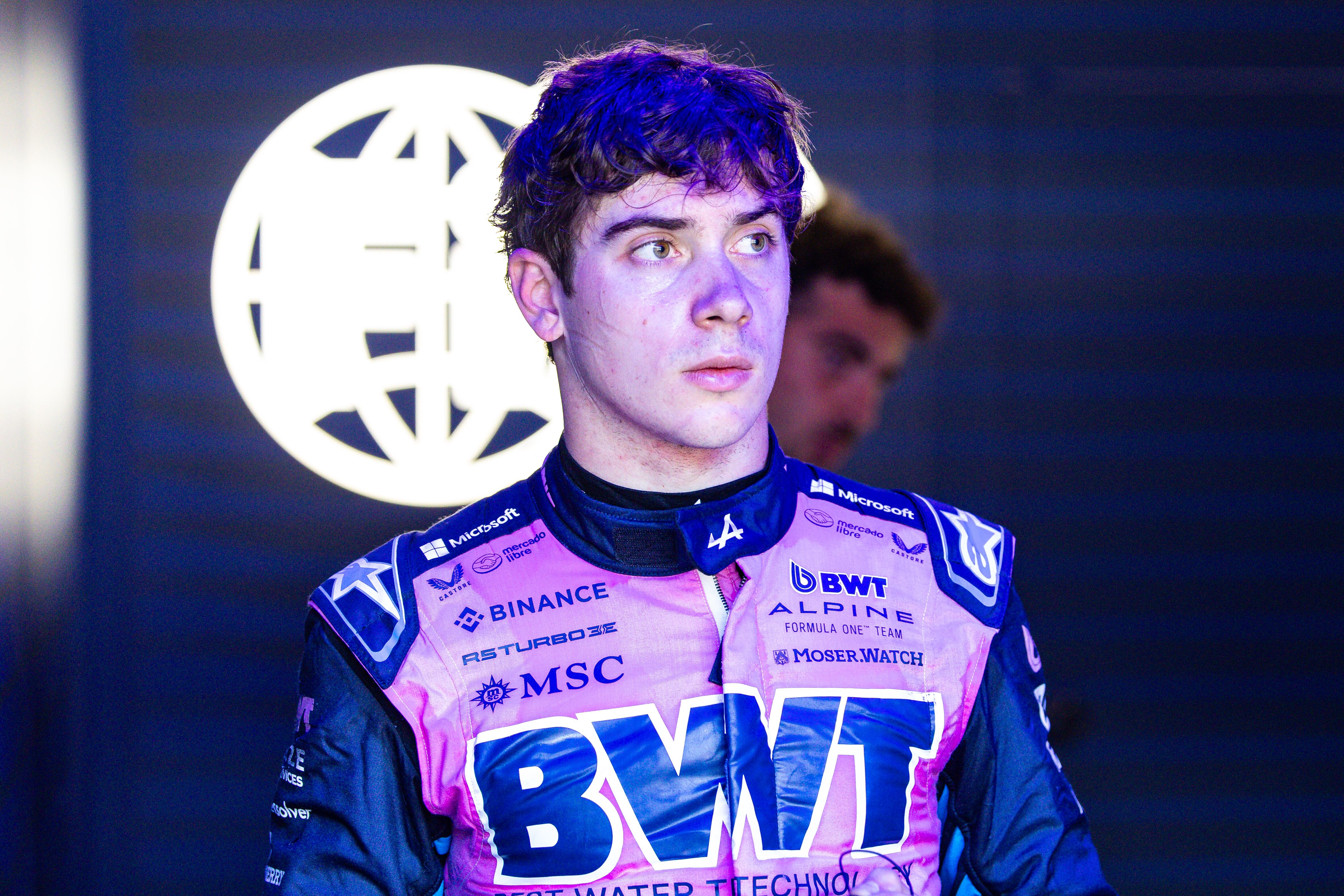 Franco Colapinto peleó en los último tramos de la carrera con Lance Stroll, de Aston Martin