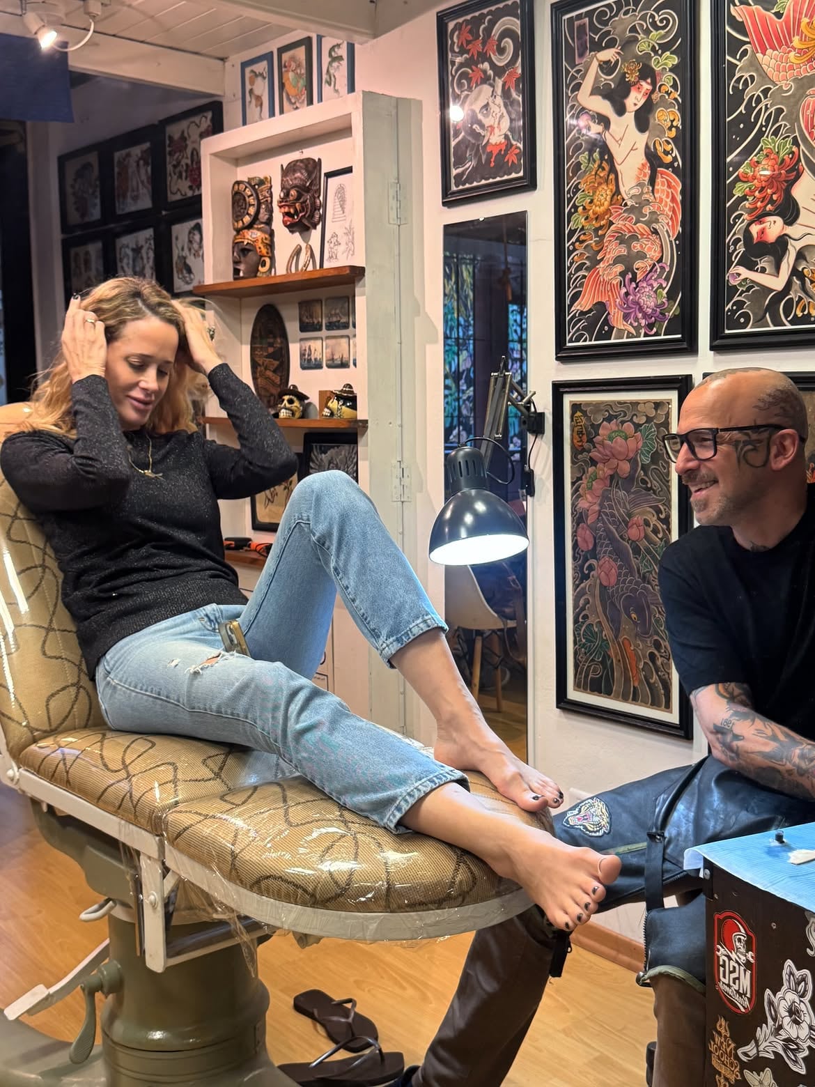 Julieta Prandi no mostró el tatuaje que se hizo