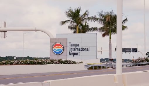 El Aeropuerto Internacional de Tampa es el menos congestionado de Florida, con demoras significativamente bajas