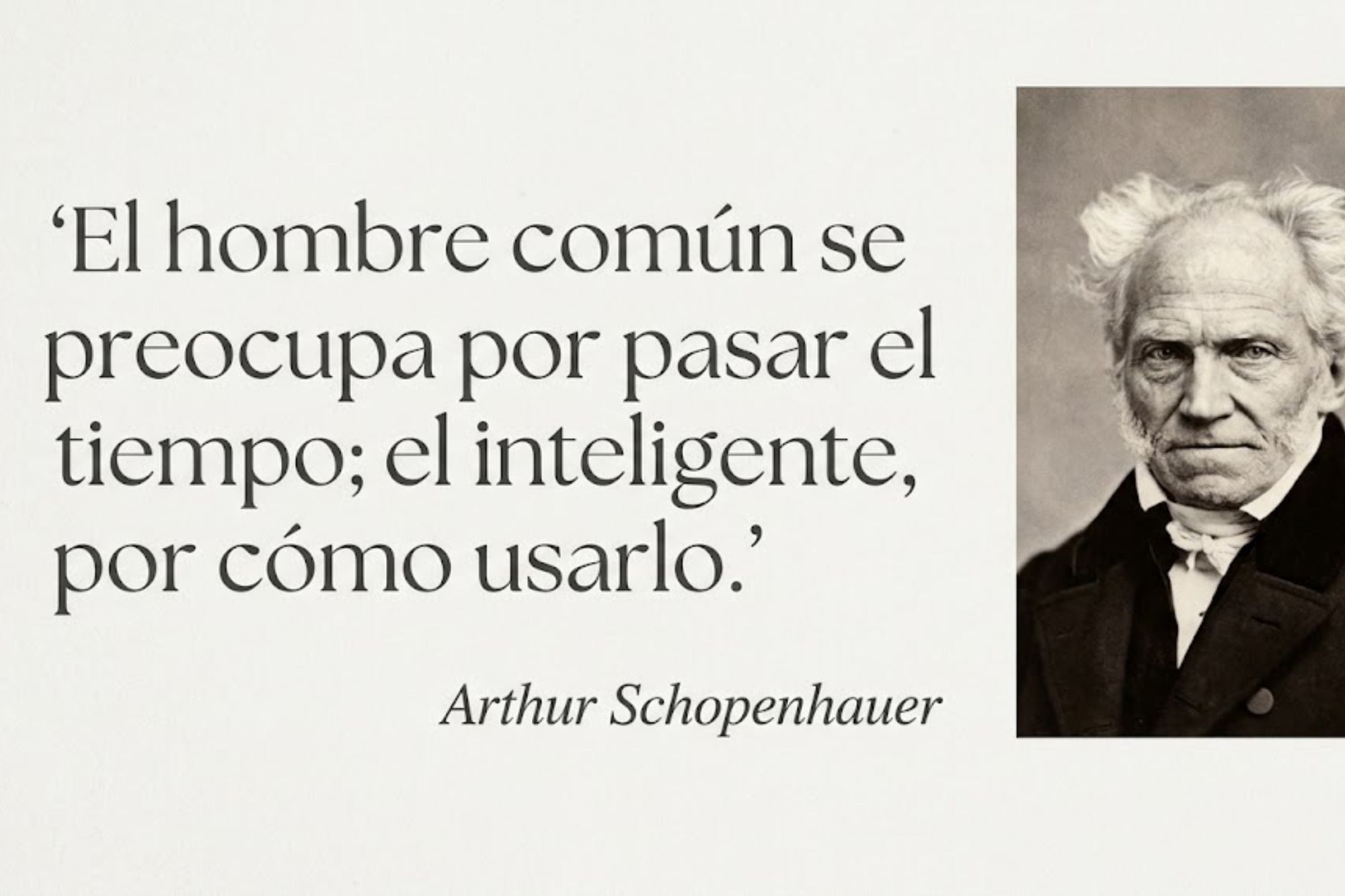 Las palabras de Arthur Schopenhauer se mantienen vigentes en pleno 2026