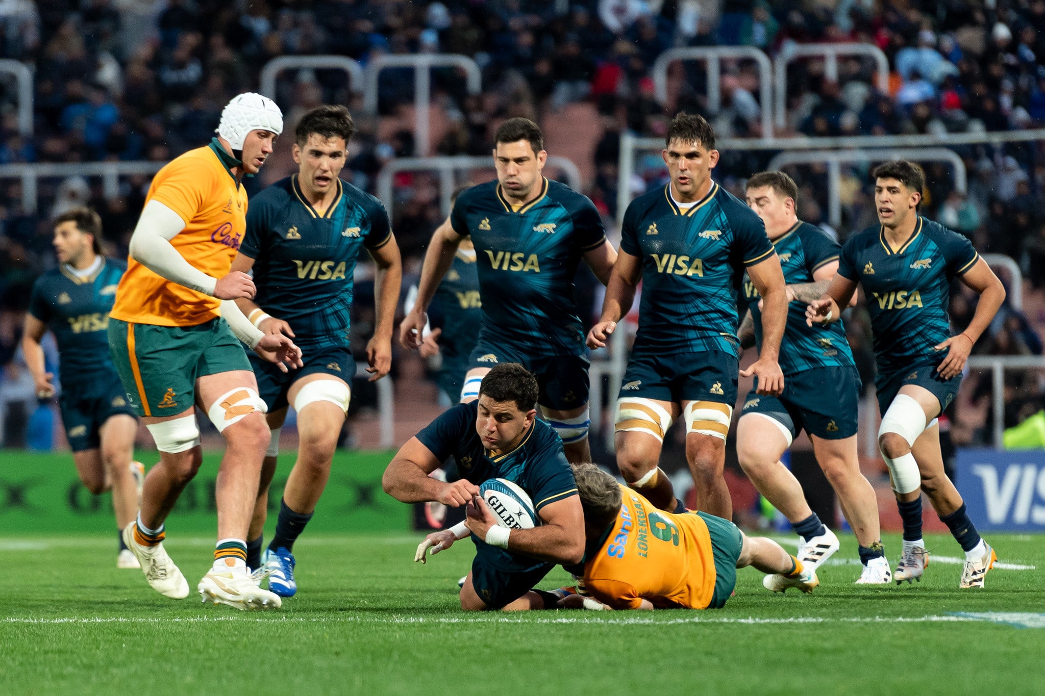 El empuje de Los Pumas vs. Australia, en Mendoza