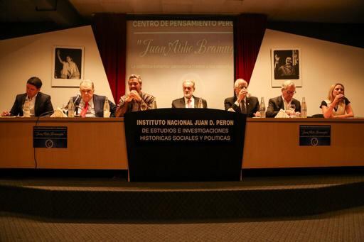 Cafiero, Bielsa, Taiana y Solá, los excancilleres del kirchnerismo en el Instituto Perón