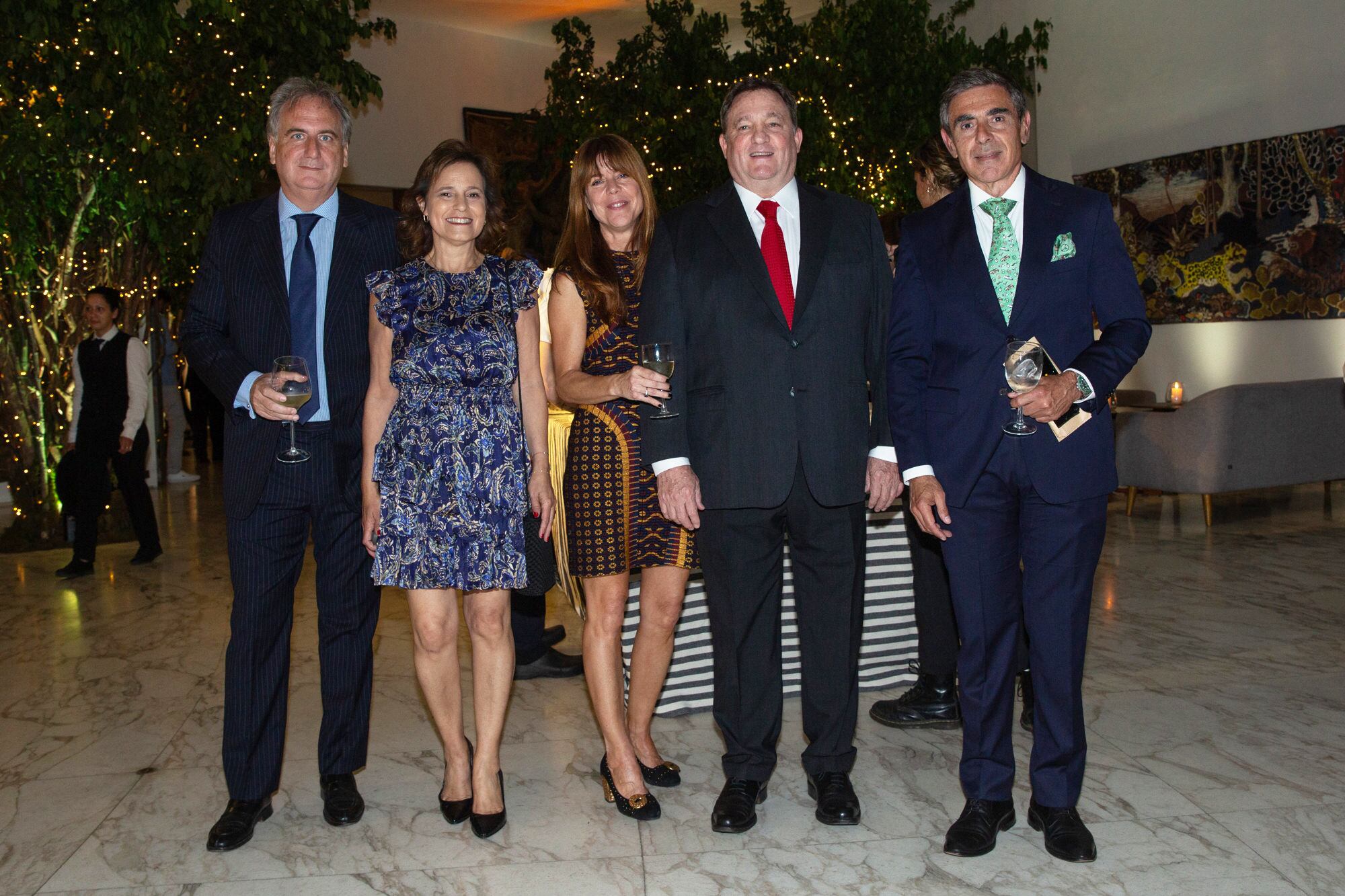 Tato Lanusse, Silvina Pueyrredón, Paz Caradonti, Alejandro Macfarlane y Damián Pozzoli